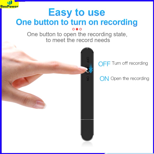 Máy Ghi Âm Một Lần usb boupower q12