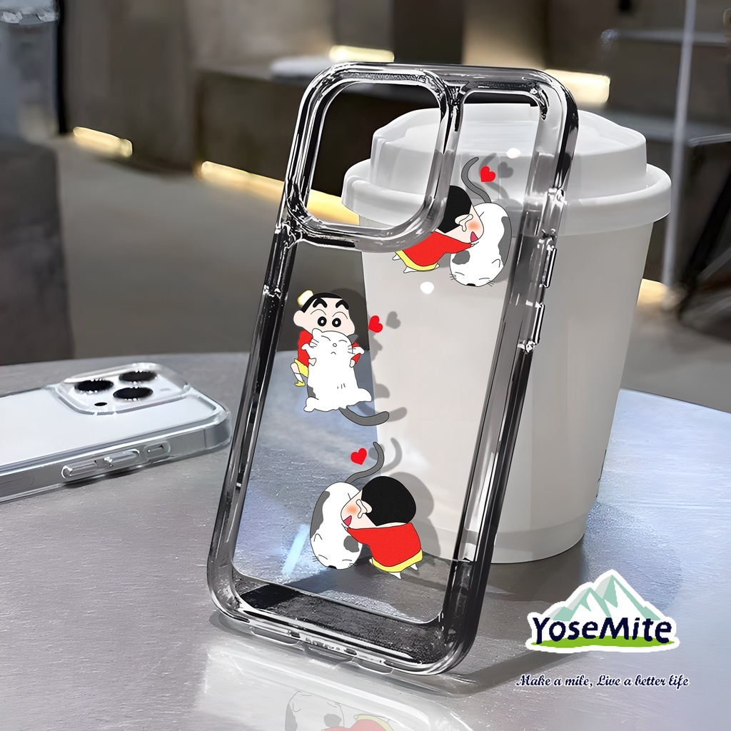 Ốp lưng trong suốt Cậu bé bút chì shin chan case Ốp Điện Thoại Có Túi Khí Cho samsung a12 a03s a11 a03 a23 a14 a13 a04e a04s a53 a73 a33 a52 a51 a71 a72 a22 a32 a02