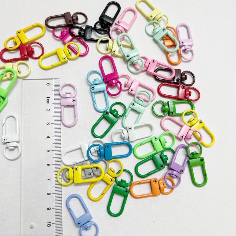 Set 3 cái móc khoá càng tôm 12x33mm