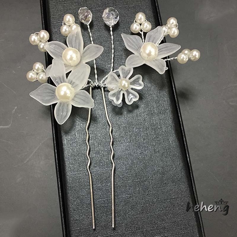 Sang Trọng Băng Đô Cài Tóc Đính Hạt Giả Ngọc Trai