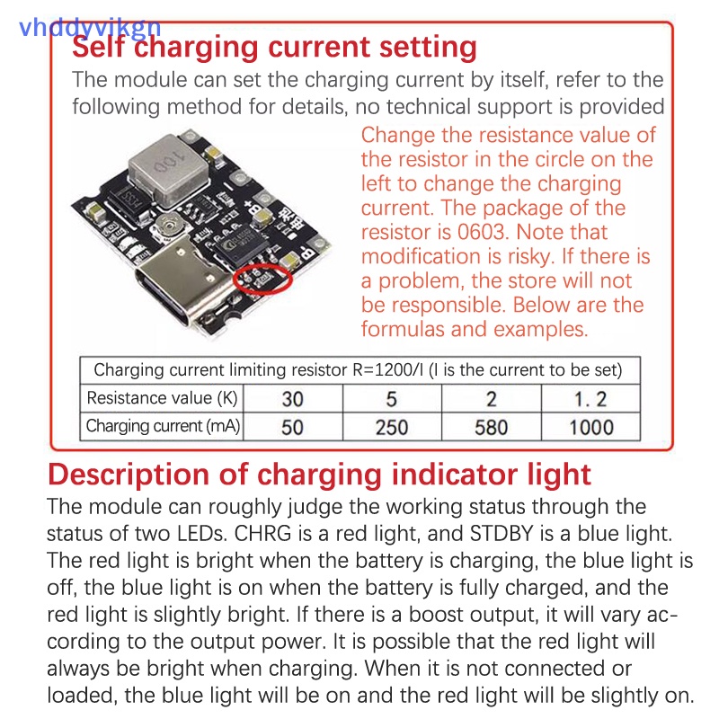 Mô Đun Tăng Áp Sạc Nhanh usb Loại c 2a lithium li-ion 18650 3.7v 4.2v vn