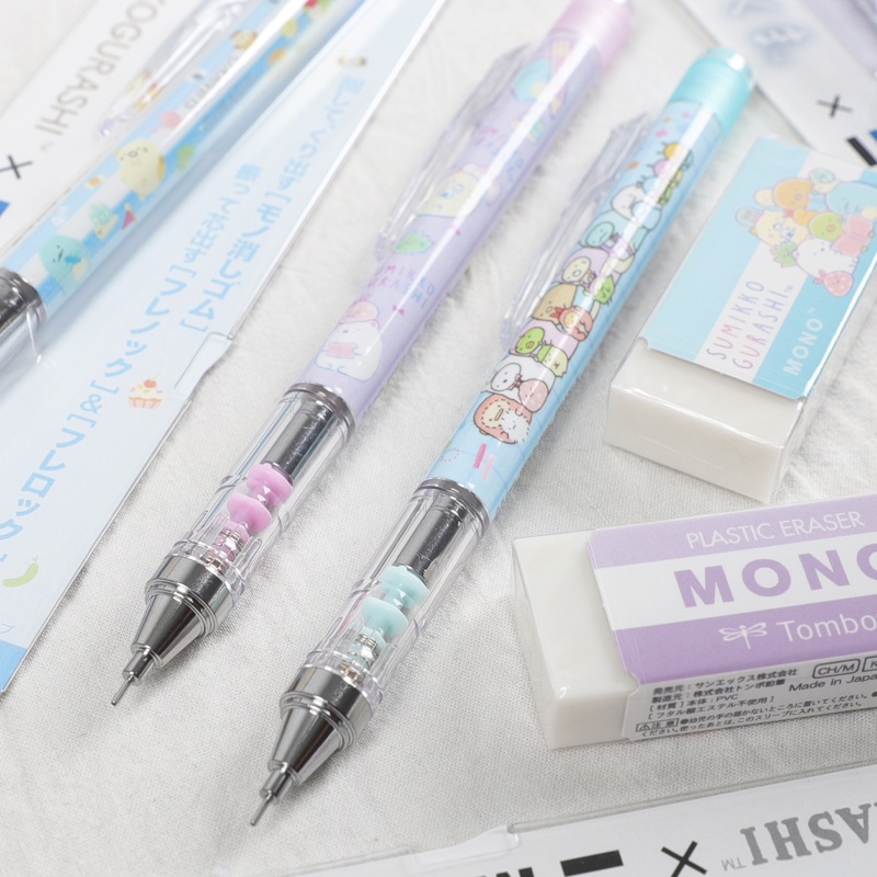 Bút Chì Cơ Học Nhật Bản tombow Dragonball mono sumikkogurashi Phiên Bản Giới Hạn rilakkuma Rung Không Dễ Bị Vỡ Lõi