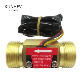 Kunhev cảm biến dòng chảy bằng đồng thau 1-30l / min 0-2a / 0-220v g3 / 4 "