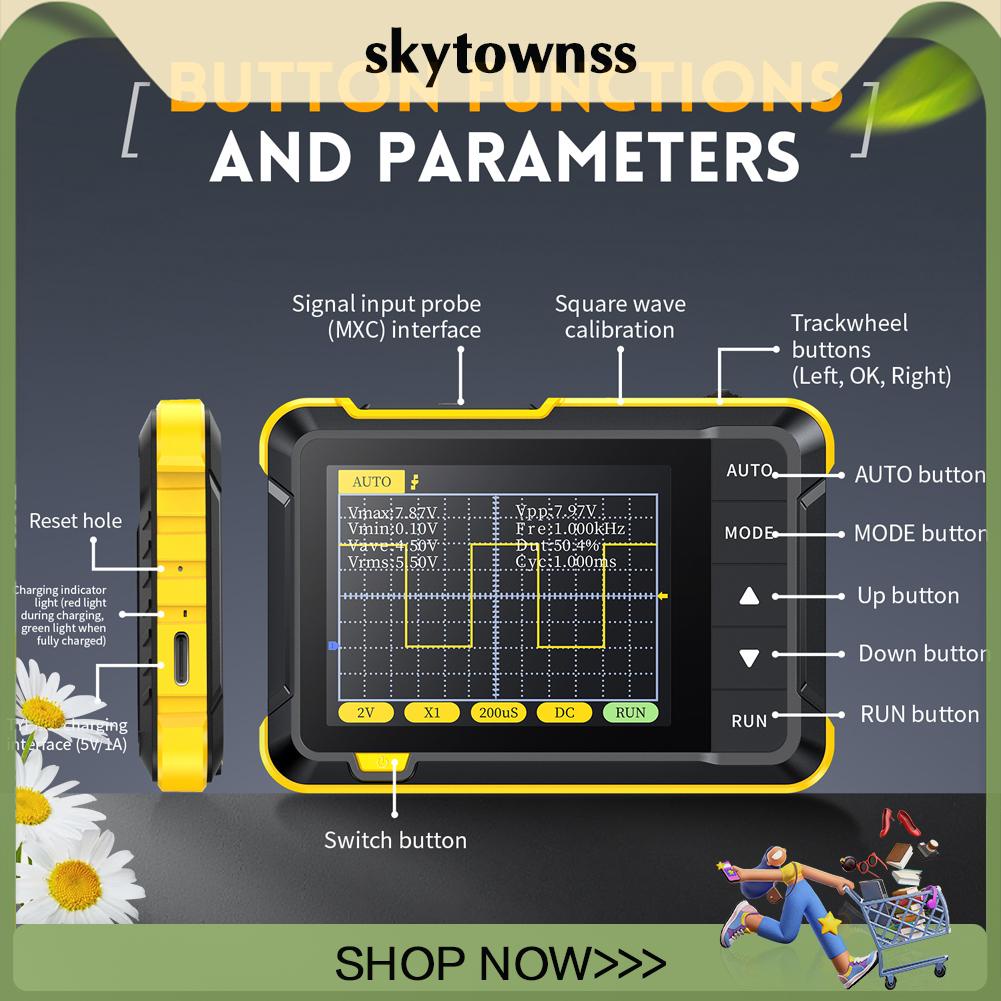 Máy Đo Dao Động Kỹ Thuật Số 200khz 800vpp 1000mah