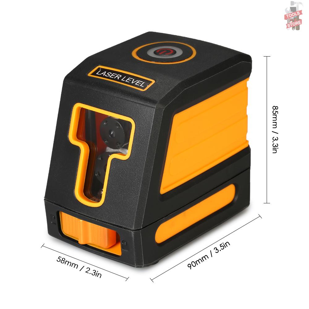 Máy Cân Bằng laser 2 Đường Chuyên Nghiệp Tự Lấy Nét Màu Đỏ Và Đường Chéo Có Dòng laser tolo-9.4