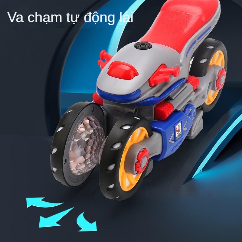 Đồ Chơi Xe Máy Biến Hình Có Đèn Và Nhạc Cho Trẻ Em