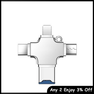 Đầu Đọc Thẻ Nhớ micro sd usb 3.0 4 Trong 1 iphone