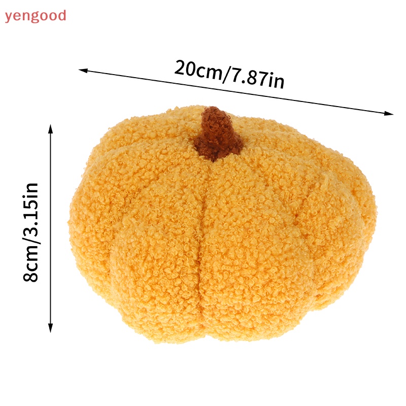 Gối Nhồi Bông Hình Bí Ngô halloween Dễ Thương Sáng Tạo 20cm