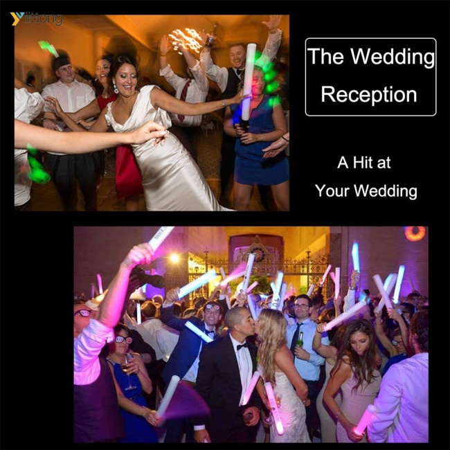 Yt- Que Đèn led Nhiều Màu Sắc Dùng Trang Trí Tiệc Cưới / Sinh Nhật