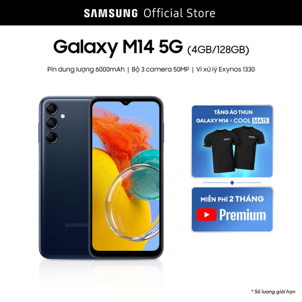 ( Điện thoại Samsung Galaxy M14 5G (4GB/128GB)