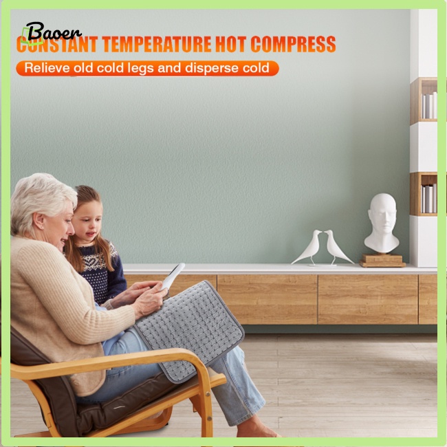 Tấm Đệm Sưởi Ấm Tự Động Tắt 10 Mức Độ 100% Chính Hãng Dành Cho Lưng