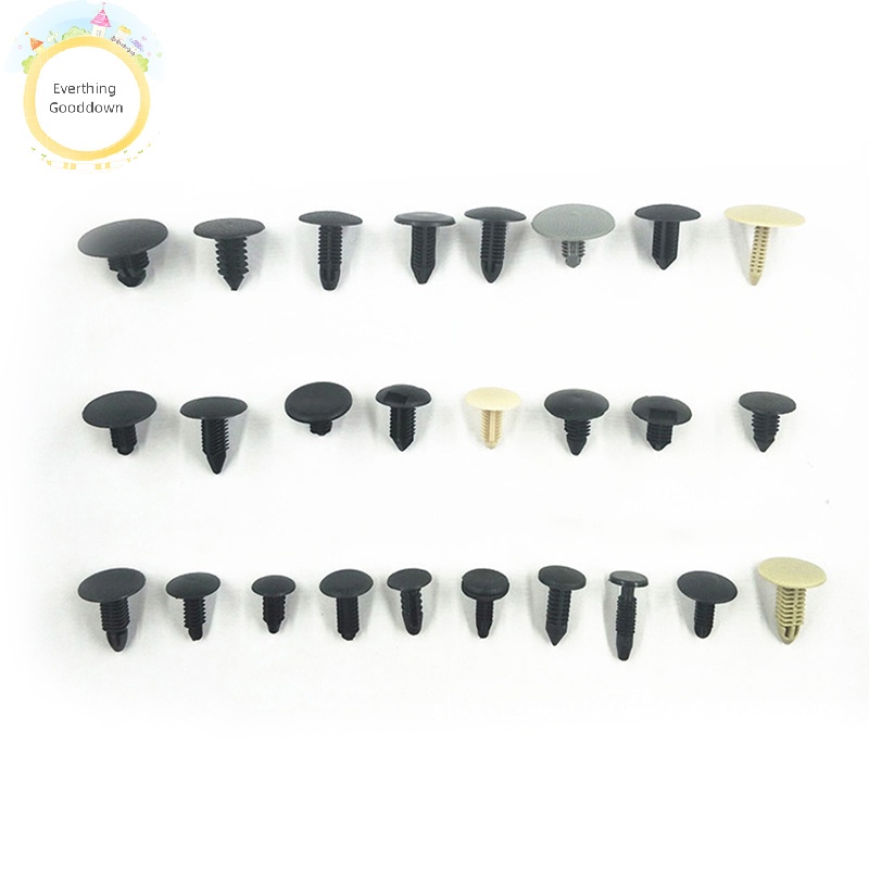 Everthinggooddown set 100 Đinh Tán Bằng Nhựa Cho Xe Hơi vn