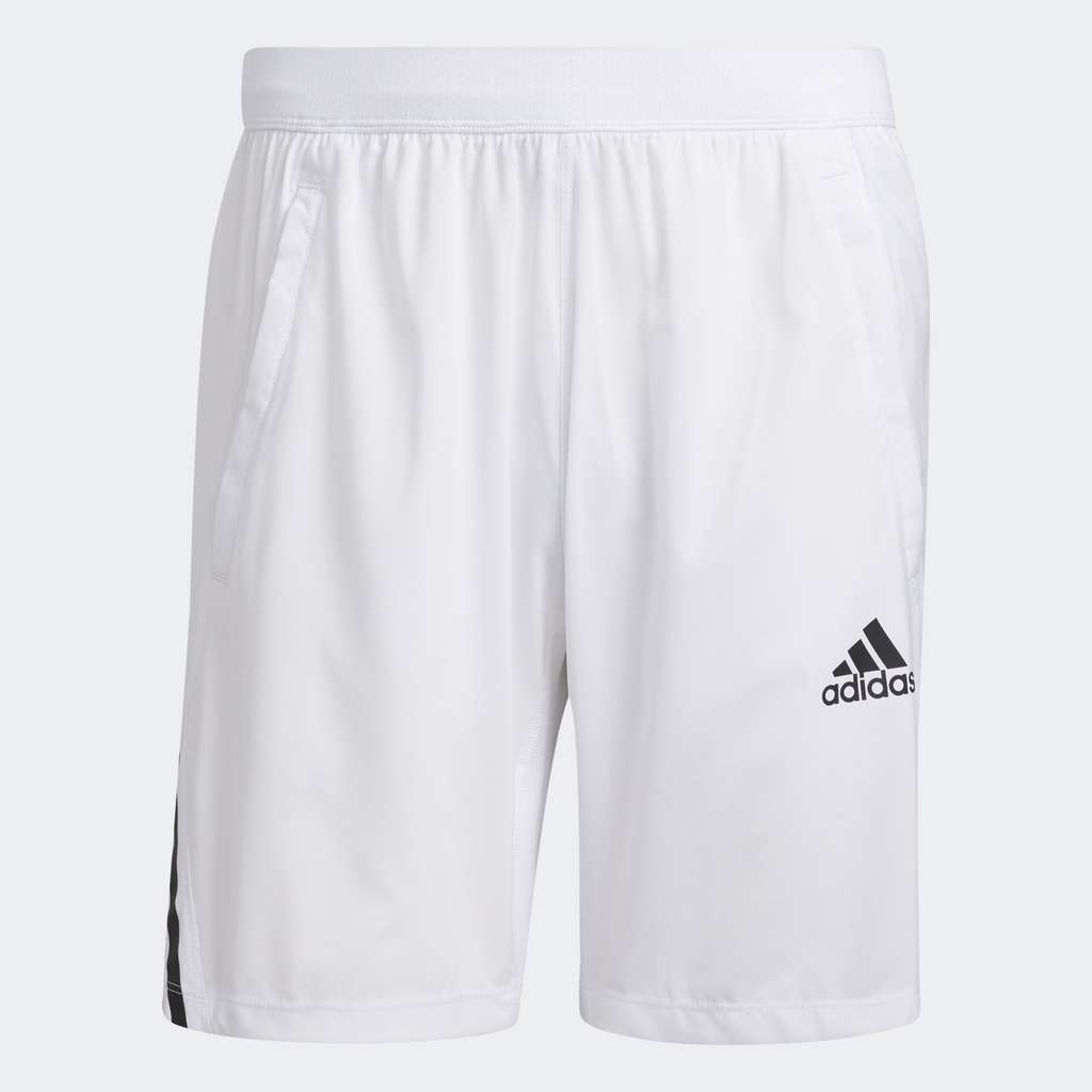 adidas Tập luyện Quần short AEROREADY 3 Sọc 8 inch Nam trắng H20107