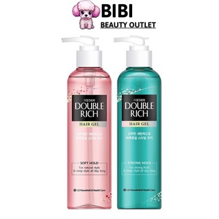 Gel tạo kiểu tóc double rich giữ nếp tự nhiên, nếp tóc uốn, dưỡng tóc chắc khỏe 250ml