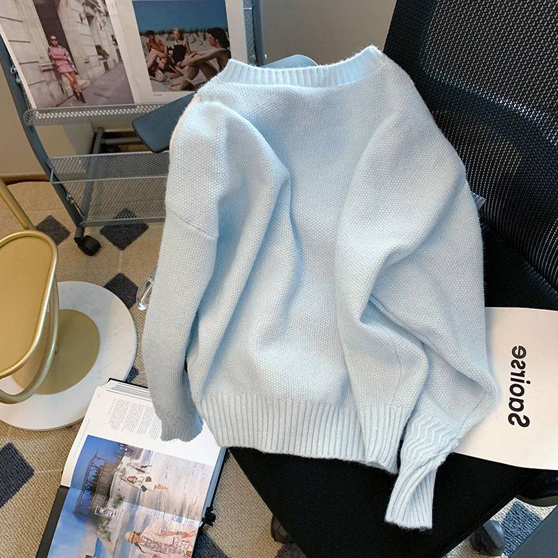 DannieWan Áo Len áo khoác cardigan áo cardigan Thời trang hàn quốc WMY2390O1O 37Z230911
