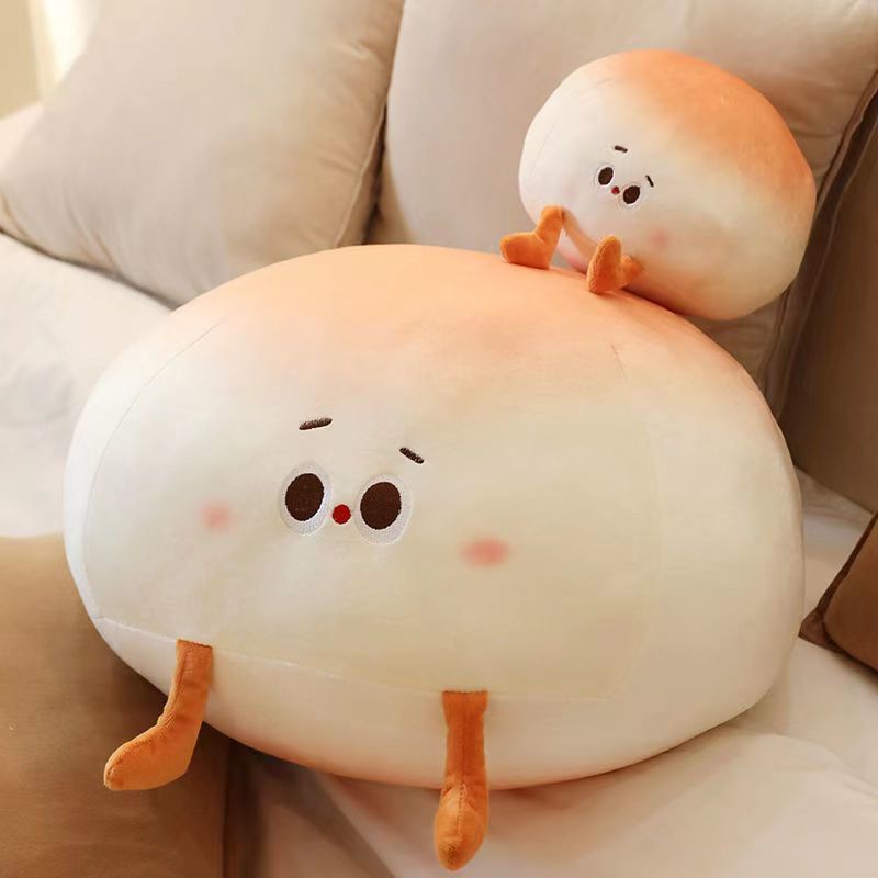 Dễ Thương Búp Bê Nhồi Bông Hình Bánh Bao mini Siêu Mềm Cho Bé Gái