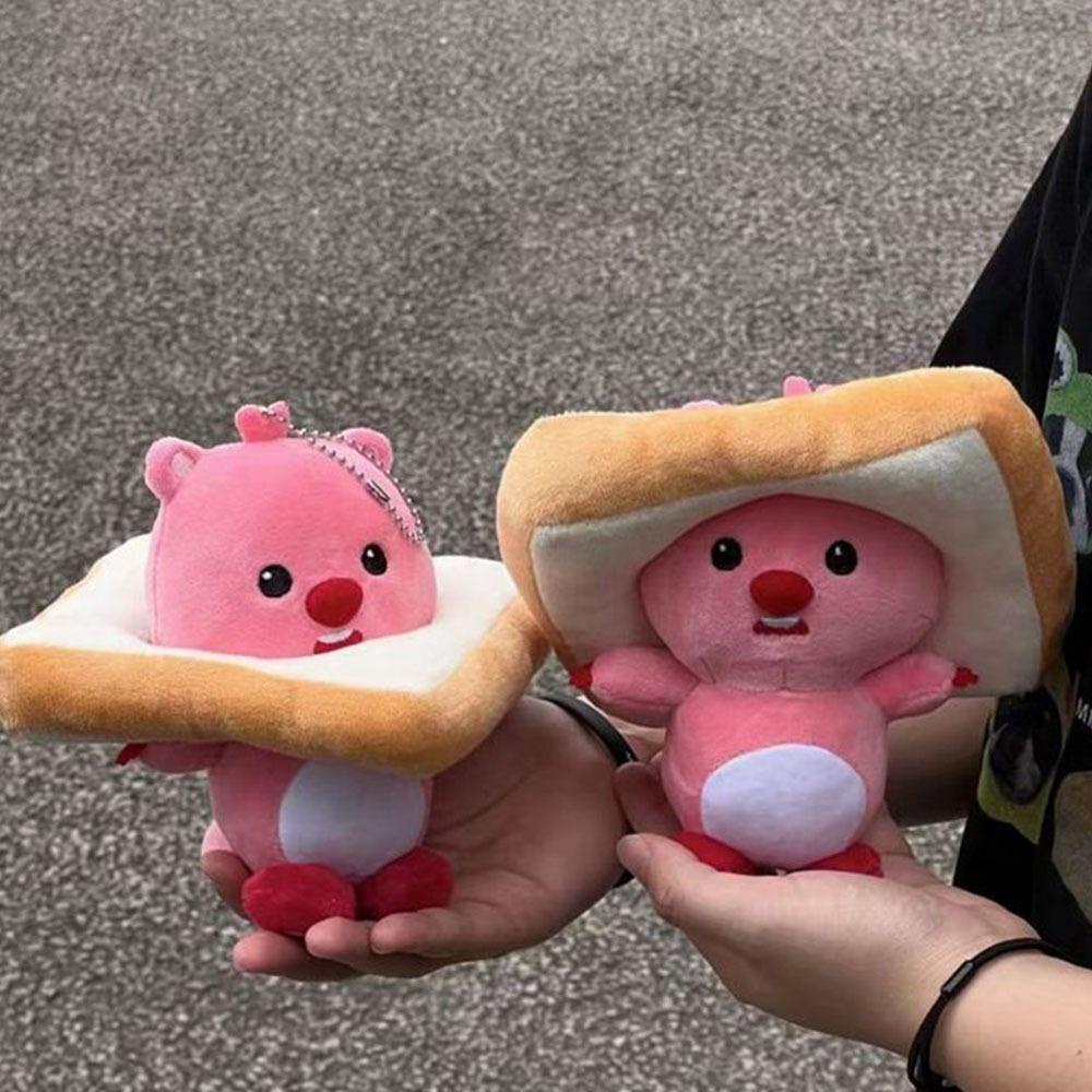 Móc Khóa Búp Bê Nhồi Bông shanhai loopy Phong Cách Hàn Quốc Cá Tính Làm Quà Tặng Sinh Nhật charms