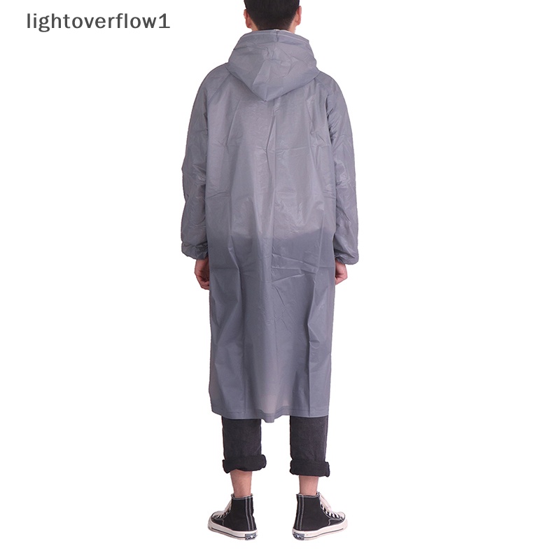 Áo Mưa Trong Suốt Có Nút Gài Bảo Vệ Chống Mưa
