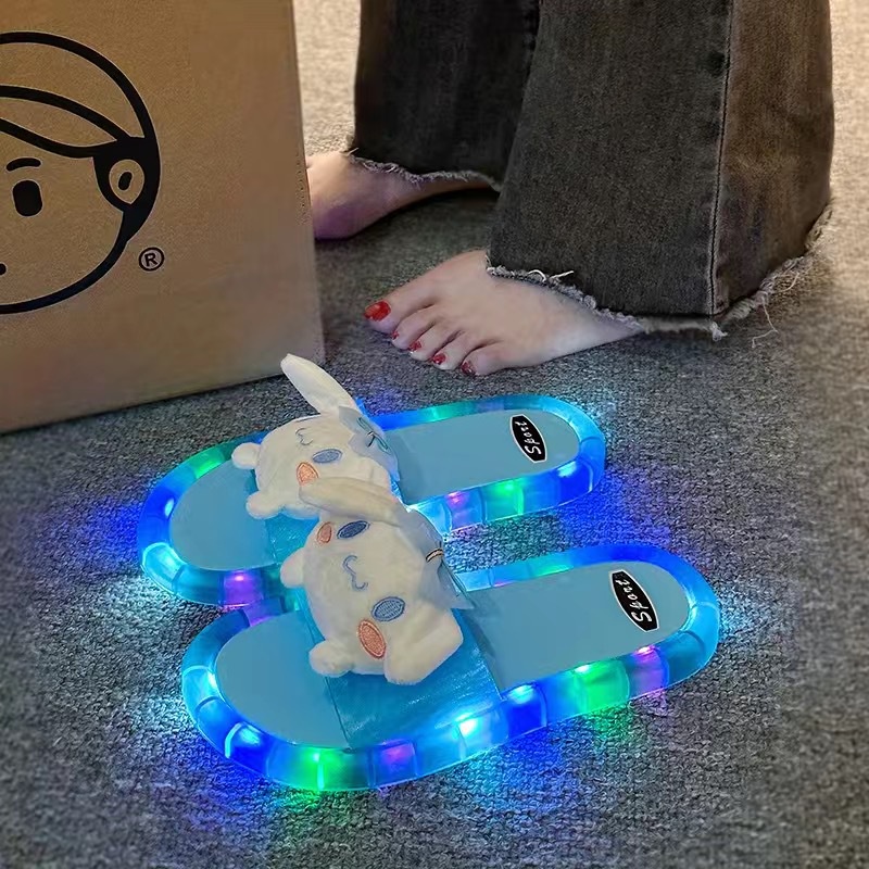 Dép Chống Trượt Có Đèn LED Phát Sáng Thời Trang Mùa Hè Cho Nữ