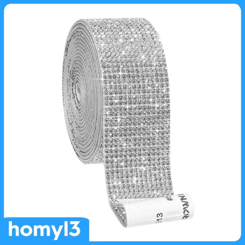 Cuộn Dây Ruy Băng Đính Đá Tự Dính Trang Trí Điện Thoại Tiện Dụng