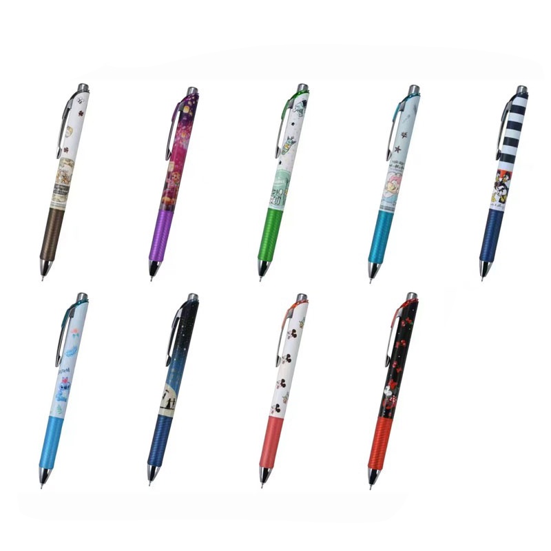 Bút gel pentel pentel pentel Phong Cách tokyo disney Phiên Bản Giới Hạn Nhanh Khô Chống Lem