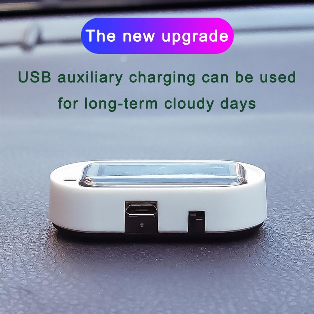 Đèn led Cảnh Báo Sử Dụng Năng Lượng Mặt Trời Chống Trộm Cho Xe Hơi j3q6