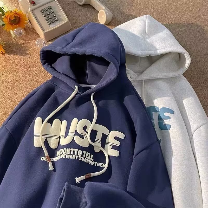 Áo Hoodie Dáng Rộng Thời Trang vintage Mỹ Dành Cho Nam / size m-5xl