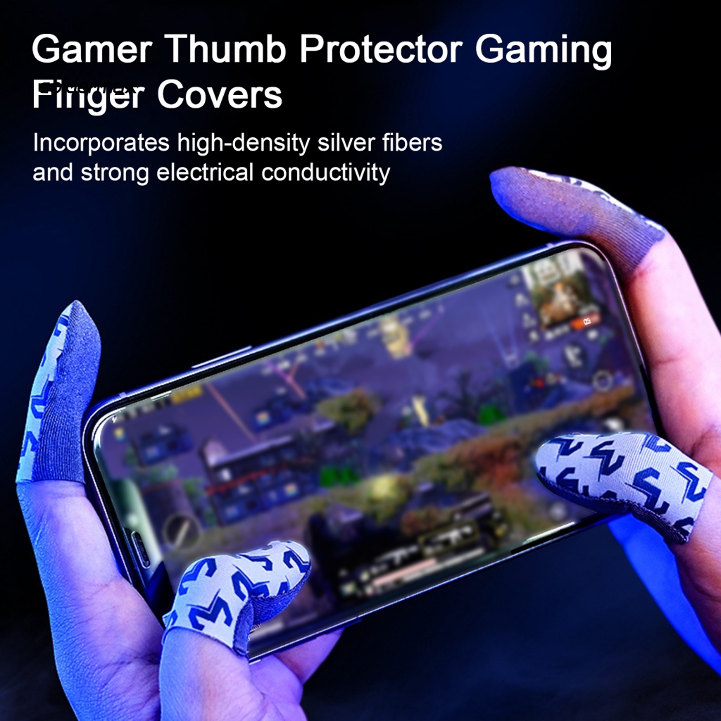 Set 2 Găng Tay Chơi game pubg fs02 Siêu Mỏng Thoáng Khí Độ Nhạy Cao