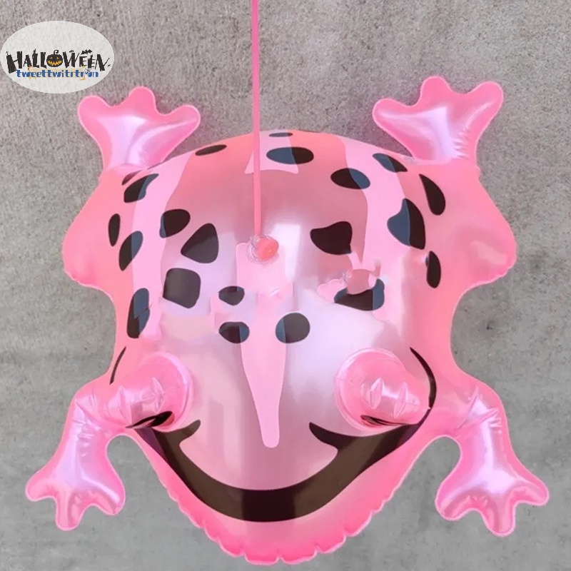 1 Bong Bóng Bơm Hơi Hình Ếch Xanh Vui Nhộn Trang Trí Tiệc Sinh Nhật / Đám Cưới Cho Bé