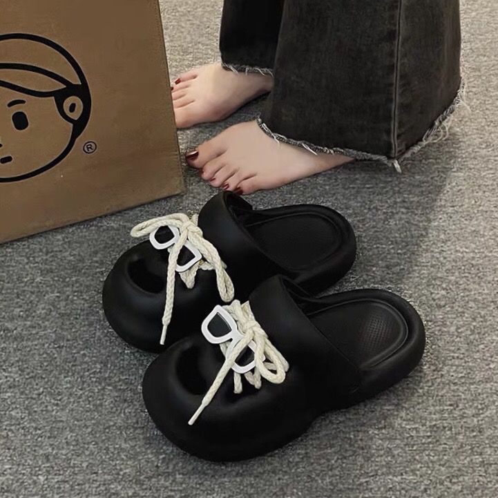 Dép Sandal Đế Cao 3cm Không Trượt Thoải Mái Dễ Thương Phong Cách Hàn Quốc Cho Nữ