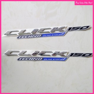 Tem CLICK Techno 125 - 150 cho xe máy Honda [HCM]