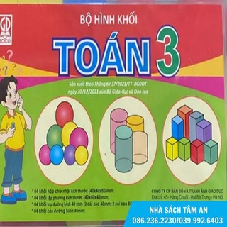 Bộ đồ dùng học toán lớp 3- Bộ đồ dùng học tập nxb Giáo Dục