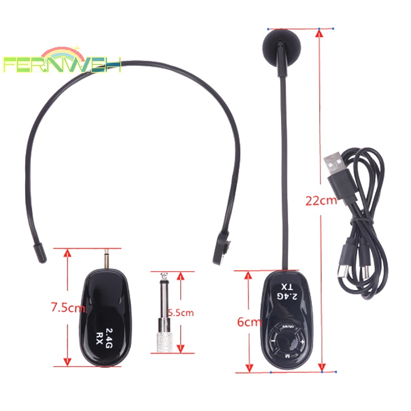 Micro Không Dây 2.4g Kèm Bộ Nhận Tín Hiệu Chuyên Dụng