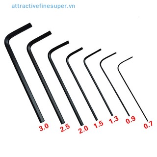 Afs set 7 chìa vặn đai ốc lục giác mini 0.7mm-3mm