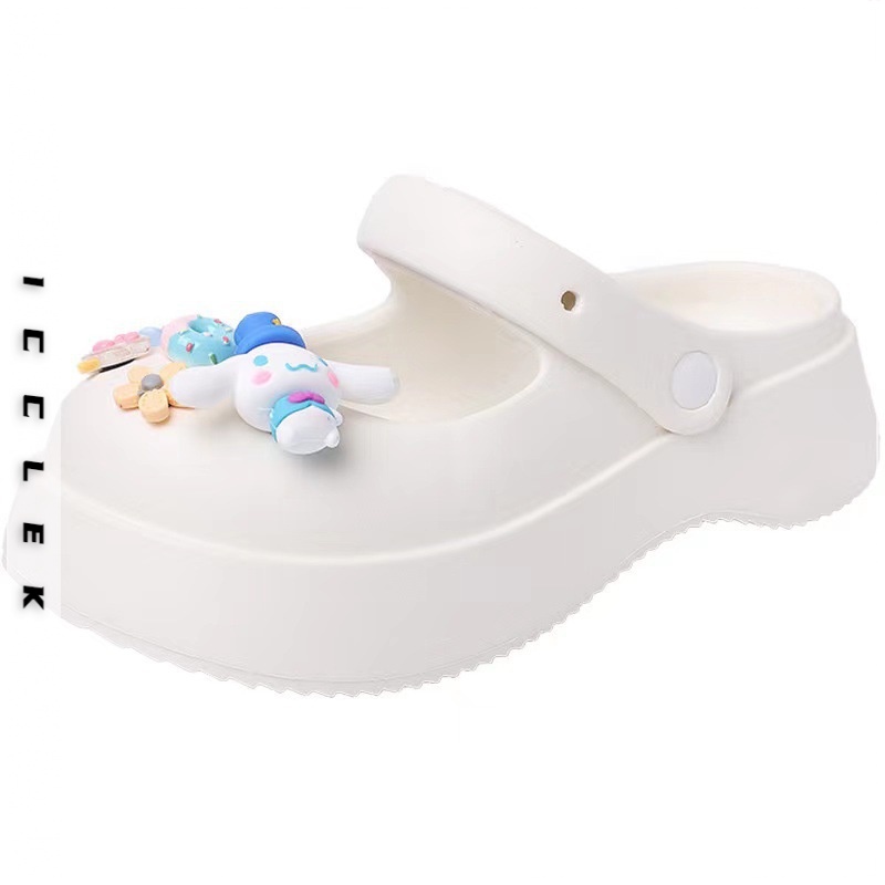 ICCLEK  dép sandal nữ dép đi biển dép đế cao Thoải Mái Xinh Xắn   Thời trang Beautiful Thời trang Comfortable FDL23902B7 37Z230910