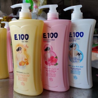 Sữa Tắm Trắng Da E100 Chai Đại 1200ml