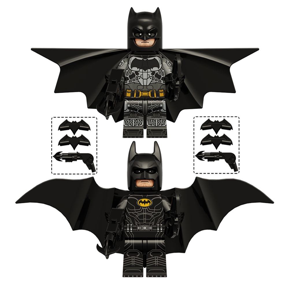 Mới Bộ Đồ Chơi Xếp Hình Nhân Vật Anh Hùng bruce wayne