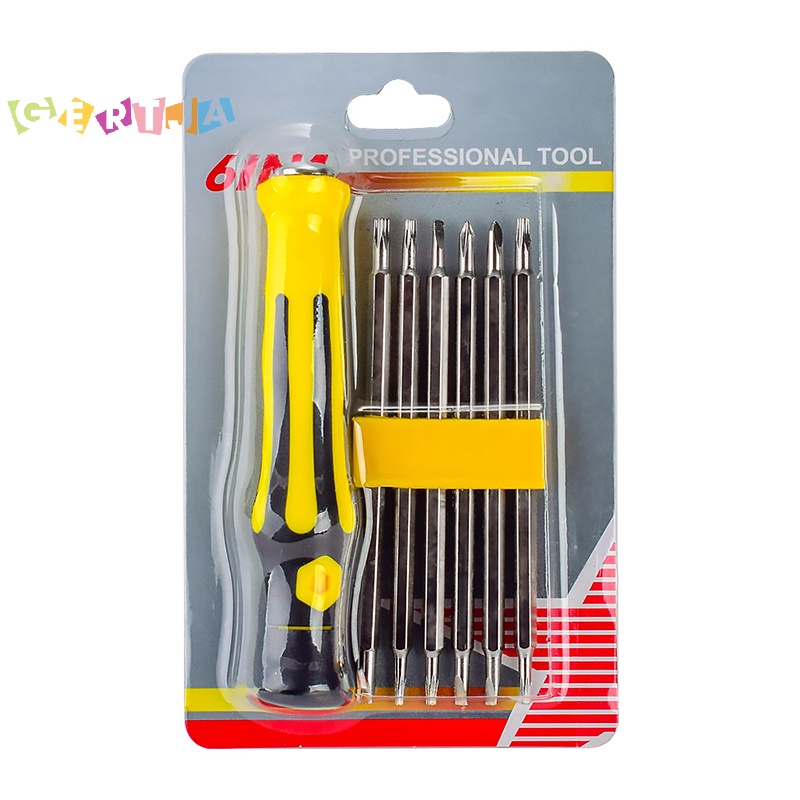 Bộ 7 Tua Vít Nam Châm Hình Chữ Nhật Chống Ăn Mòn Chuyên Dụng