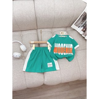set bộ cotton tàu cho bé trai