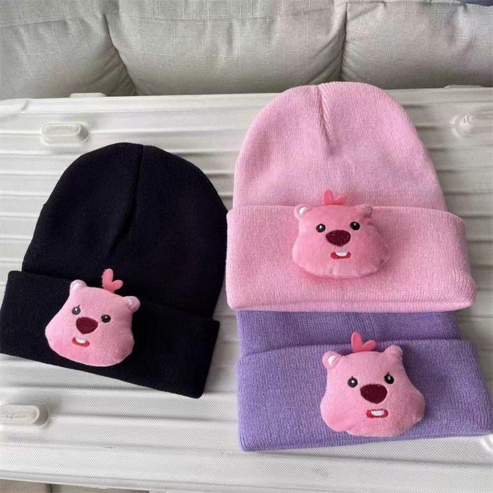 Yunhi Mũ beanie Dệt Kim Mềm Mại Đáng Yêu