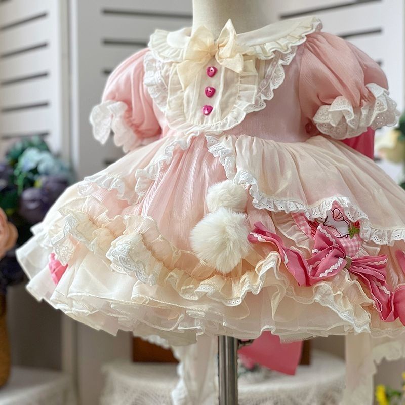 Đầm Công Chúa Phong Cách lolita Xinh Xắn Thời Trang Mùa Hè Cho Bé Gái