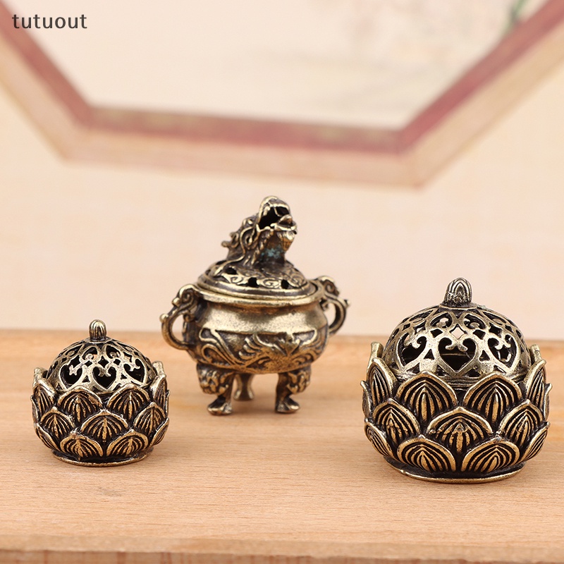 Đế Đốt Trầm Hương Hình Hoa Sen mini Trang Trí Nhà Cửa vn