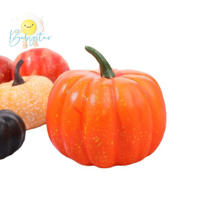 Trái Bí Ngô Giả mini Trang Trí halloween Mới