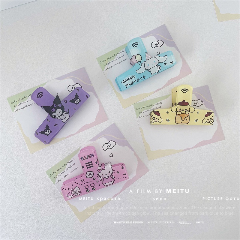 Hoạt Hình Kẹp Sổ Tay Hình sanrio kuromi melody cinnamoroll Đa Năng Sắp Xếp Gọn Gàng Cho Học Sinh