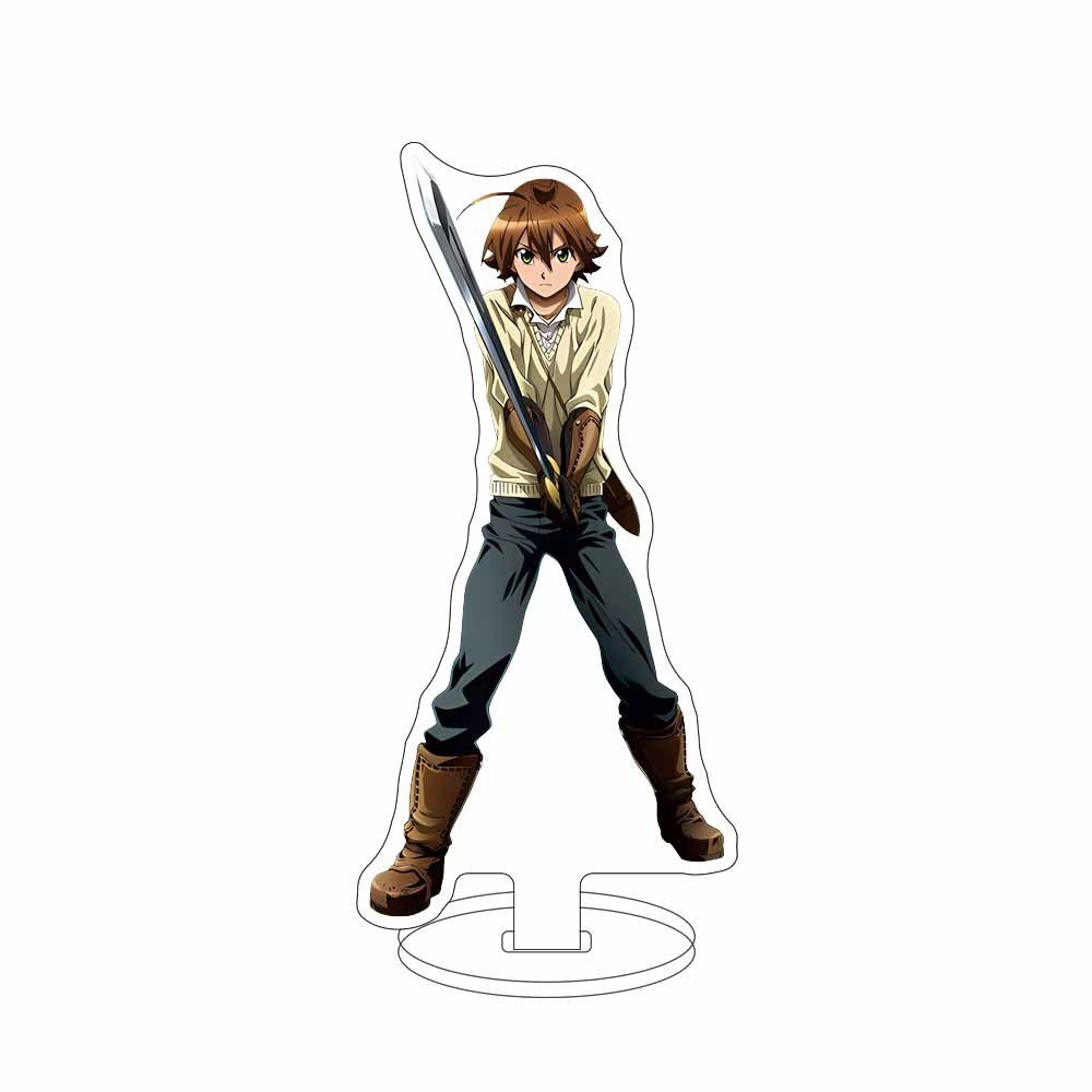 Mô hình Standee Akame Ga Kill Acrylic Stand Tatsumi Mine Leone Anime decor góc học tập để bàn làm việc 15cm