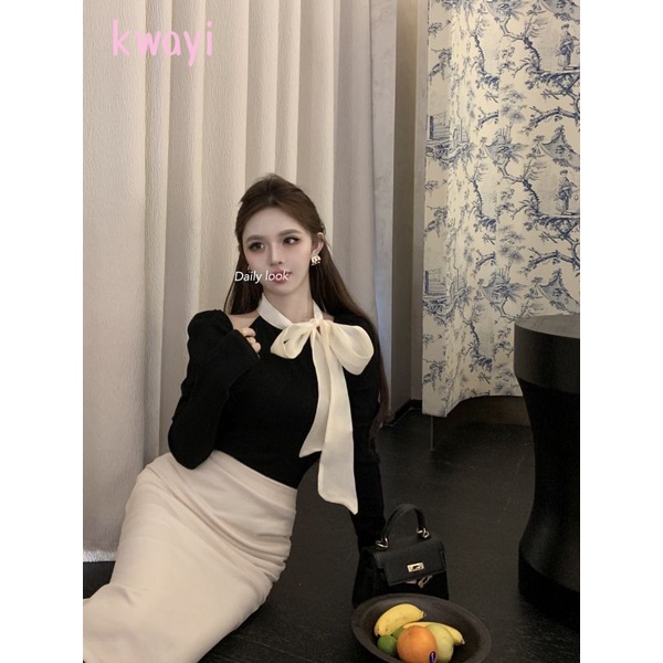 Áo sơ mi SHIHUIFEI WXF239173D 37Z230915 phong cách Hàn Quốc thời trang thanh lịch dành cho nữ