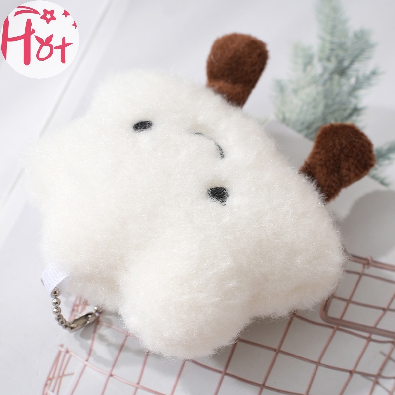Jr Móc Khóa Hình Đám Mây Nhồi Bông Mềm Mại Dễ Thương