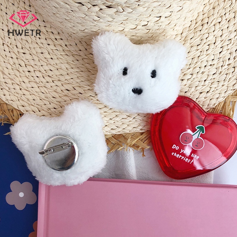 Ghim Cài Áo Hình Gấu / Thỏ Bông Đáng Yêu Thời Trang Mới