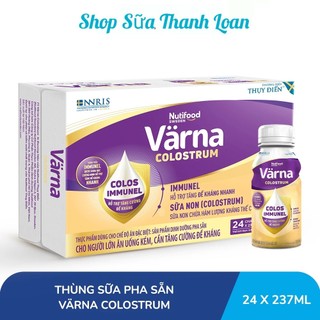 Thùng 24 chai sữa non colostrum varna pha sẵn 237ml - tăng cường đề kháng.