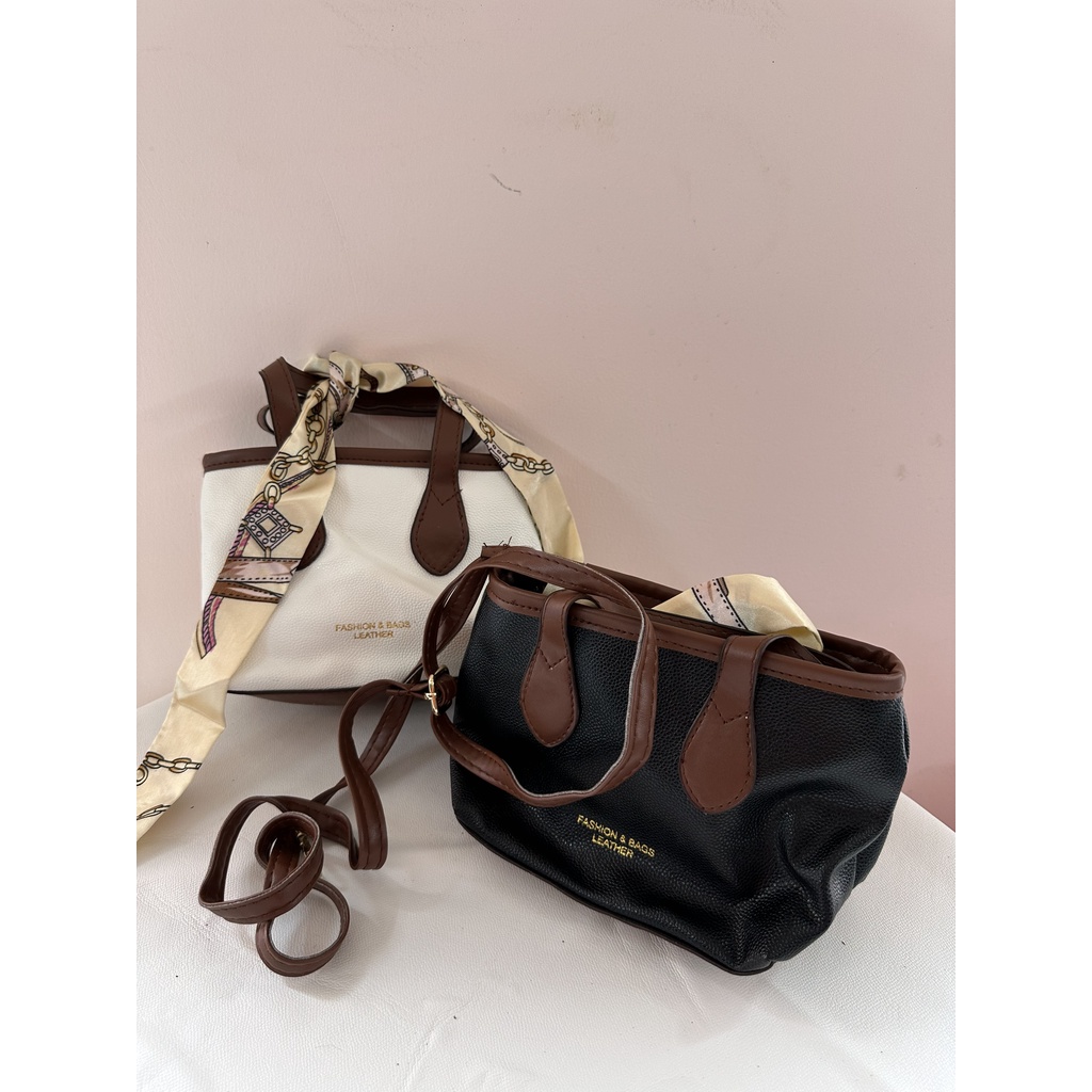 Túi đeo cheo nhỏ nữ kèm phối dây lụa sang chảnh có quai xách tay dễ thương MT.0007